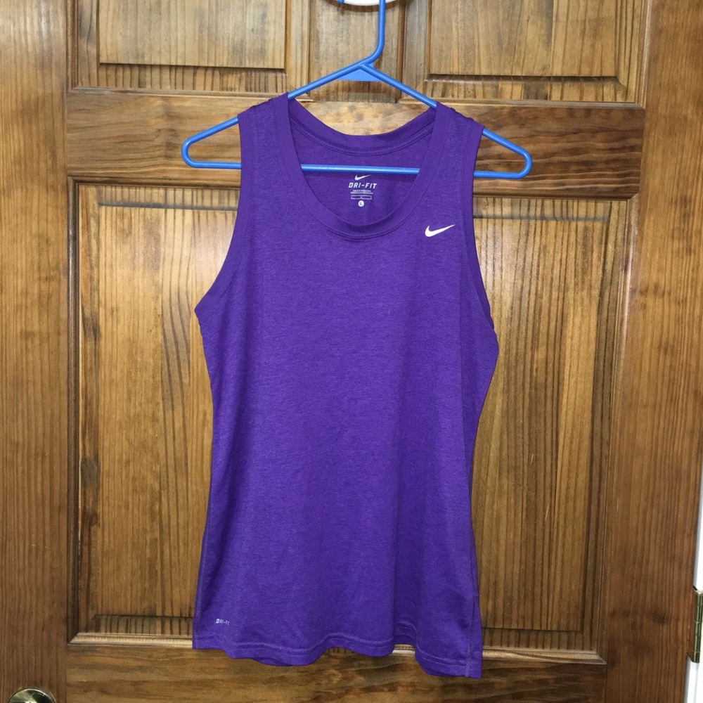 Large Purple Nike dry-fit tank top